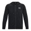 Męska bluza z kapturem Under Armour UA Essential Fleece FZ Hood - Kolor: Czarny, Rozmiar: L