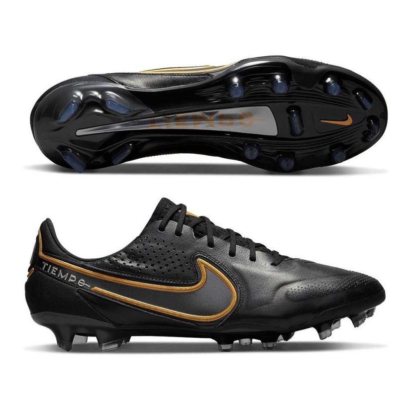 Kopačky Nike Tiempo Legend 9 Elite FG - Farbe: Schwarz, Größe: 40