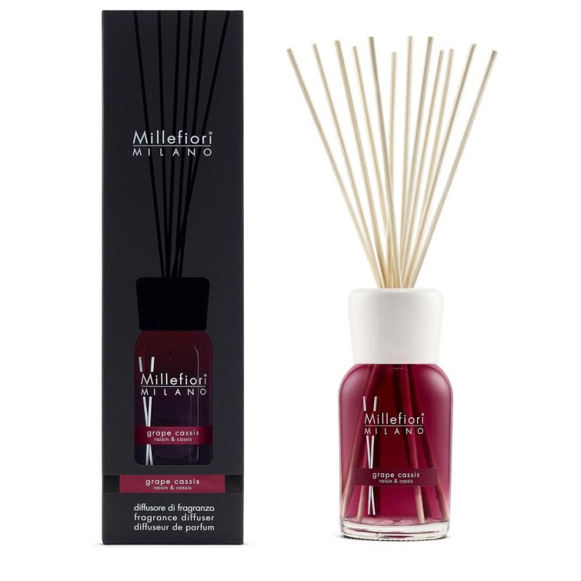 Diffusor Millefiori Milano Natural, Grape Cassis, 500 ml