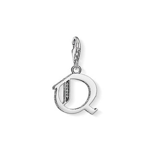 Thomas Sabo Letter "Q" Charm Club Pendant 1597-643-21