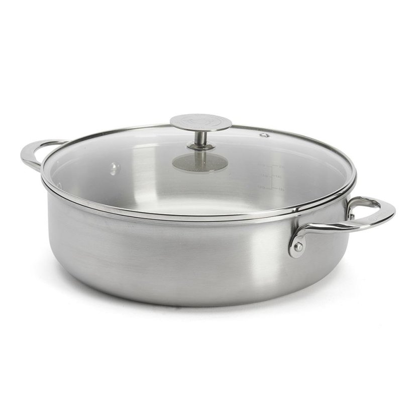 Flacher Topf de Buyer Alchimy 3612.24, 24 cm