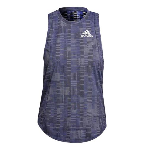 Dámské tilko Adidas Own the Run Prime Blue - Barva: Modrá, Velikost: XS