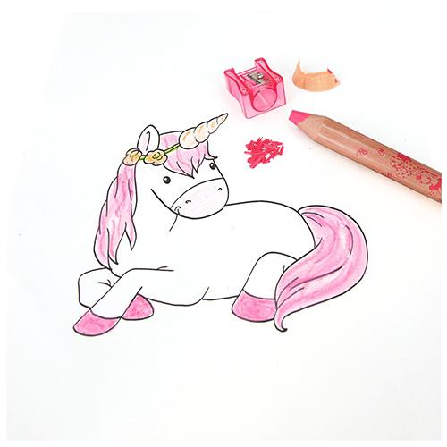 Princess Mimi 5 farebných ceruziek, ostriačka