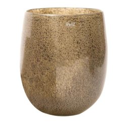 Skleněná váza DutZ Barrel Silver Brown