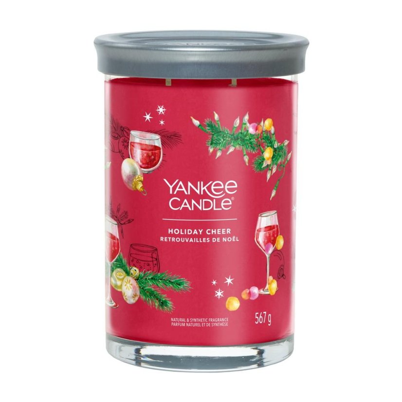 Yankee candle Signature Tumbler Kerze, groß, Holiday Cheer