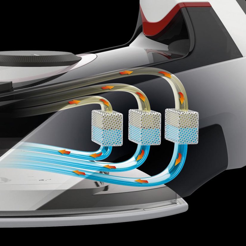 Dampfbügeleisen Imetec Z3 3700 ZEROCALC 9013 weiß-schwarz