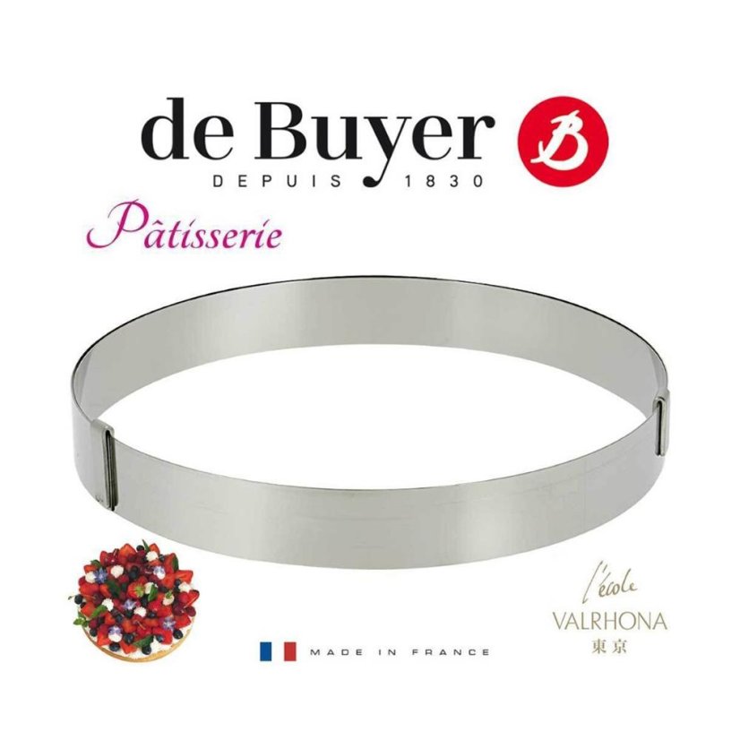 De Buyer 3040.03 round cake ring
