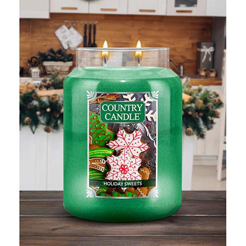 Country Candle große Kerze, Holiday Sweets