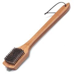 Weber barbecue brush, with bamboo handle, 46 cm
