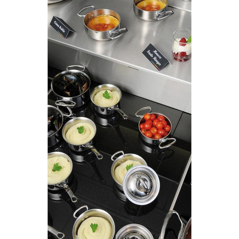 Pot with lid de Buyer Affinity 3742.16 stainless steel