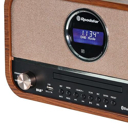 Roadstar HRA-1782ND+BT Wood Radio