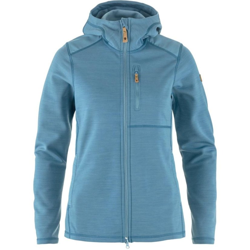 Dámská mikina Fjällräven Keb Fleece Hoodie W F86990 - Farba: Čierna, Veľkosť: M