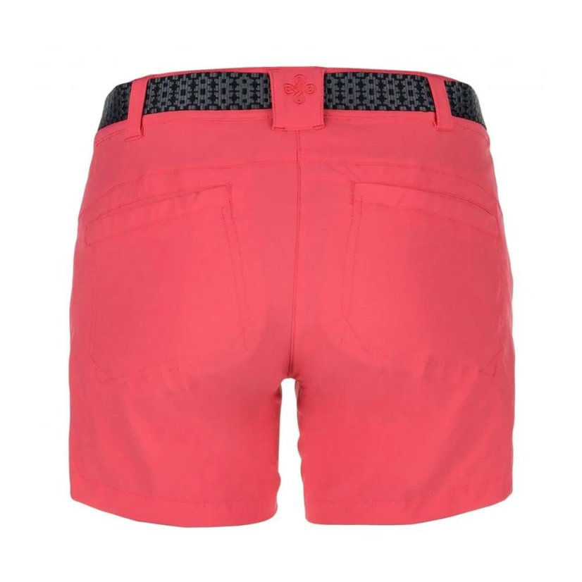 Women's shorts with belt Kilpi Sunny - Color: Pink, Size: 38