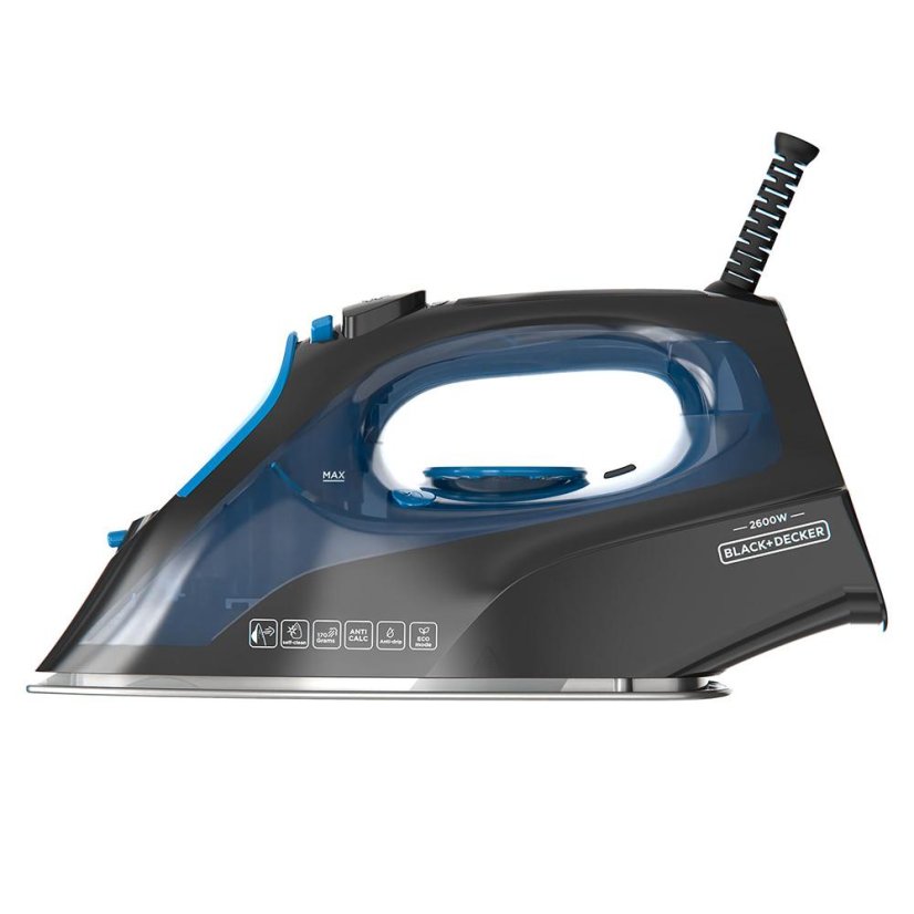 Dampfbügeleisen Black+Decker BXIR2605E schwarz-blau