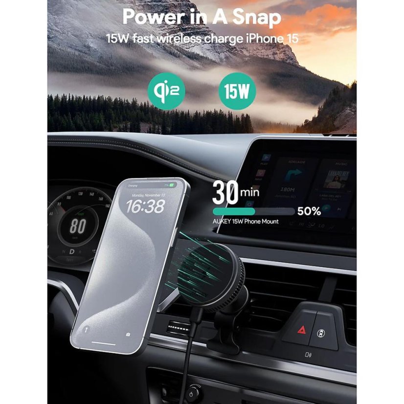 MAG nabíječka do auta Aukey HD-MC13A