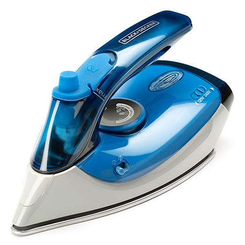 Black+Decker BXIR1000E blue travel iron