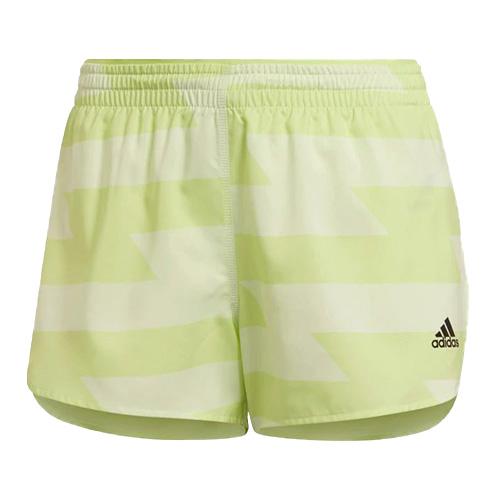 Adidas Run Fast Women’s Shorts - Color: Neon green