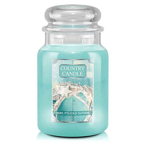 Country Candle große Kerze, Baby It´s Cold Outside