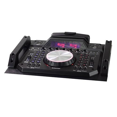 Čierny reproduktor AKAI DJ-222