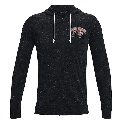 Męska bluza Under Armour Rival Try Athlc Dep FZ HD - Kolor: Beżowy, Rozmiar: L
