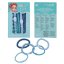 Set of 5 Top Model Lexy Hair Ties