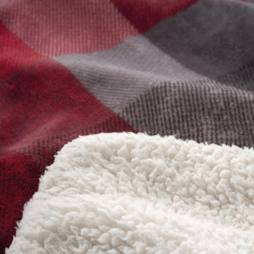 Heizdecke Imetec Adapto Tartan 16715 rot