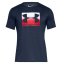 Herren-T-Shirt Under Armour Boxed Sportstyle SS - Farbe: Rot, Größe: L