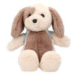 Plyšový psík Milo s batohom Princess Mimi 26 cm
