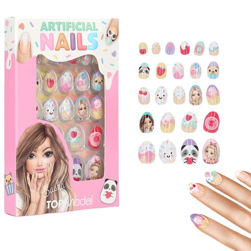 Top Model Beauty & Me Self-Adhesive Artificial Nails, Sascha