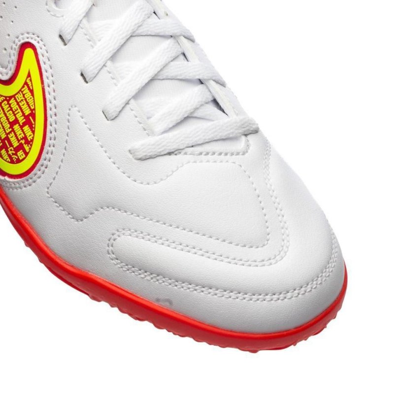 Dětské kopačky Nike Tiempo Legend 9 Club TF - Barva: Bílá/červená, Velikost: 35.5