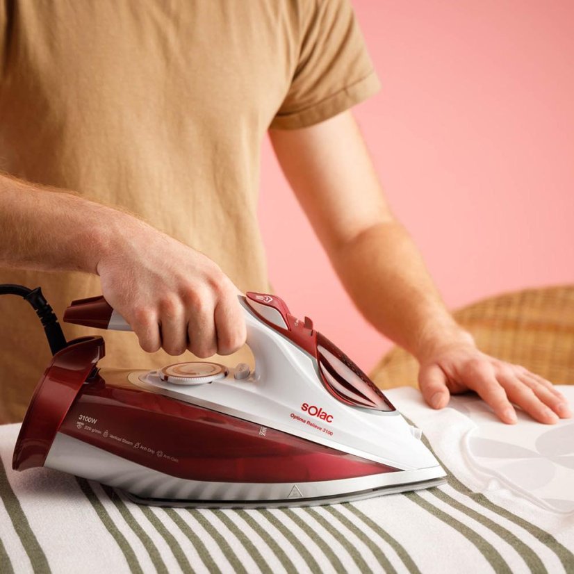 Bügeleisen Solac Steam iron PV2040 weiß-rot