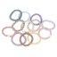 Set of three beaded hair ties Top Model – pastel colors