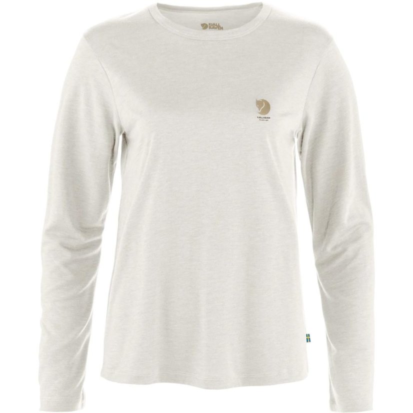 Dámské triko Fjällräven High Coast LS W - Farba: Biela, Veľkosť: S