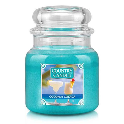 Country Candle Kerze mittelgroß, Coconut Colada