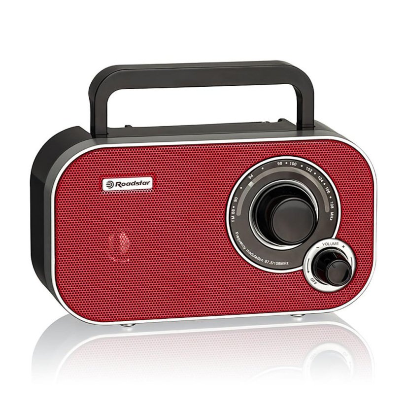 Roadstar TRA-2235/RD Portable Radio, Red