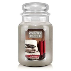 Country Candle large, Warm & Fuzzy