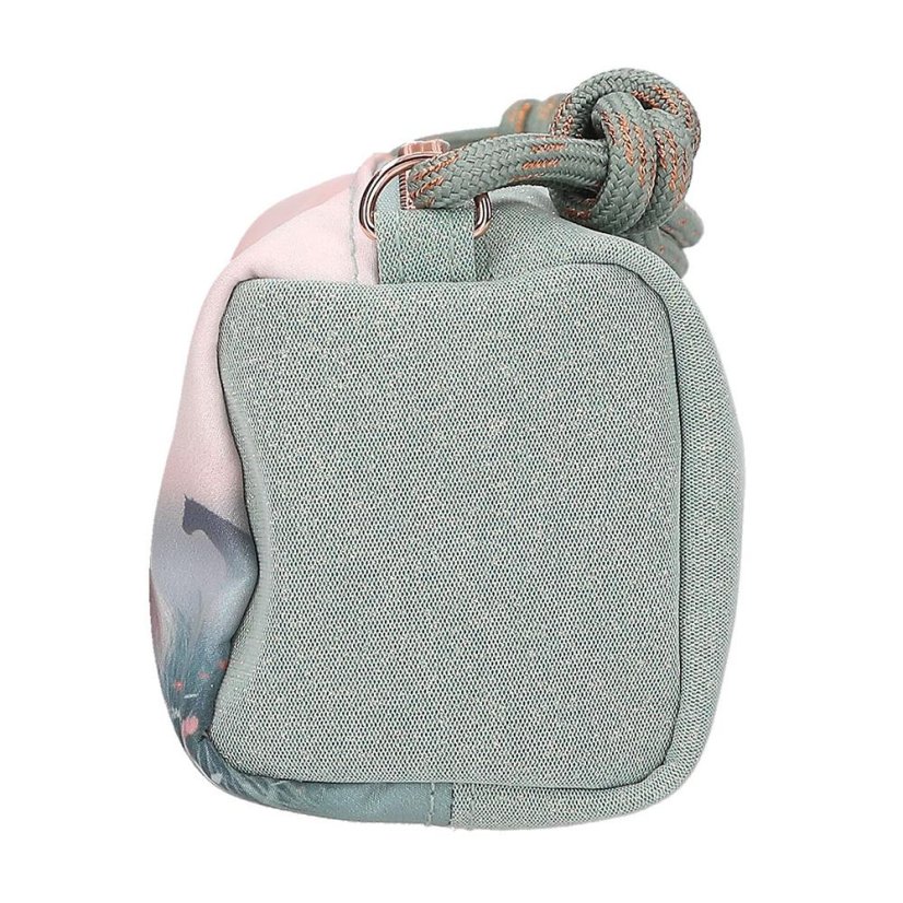 School pencil case tube with loop Miss Melody Romantic Fields