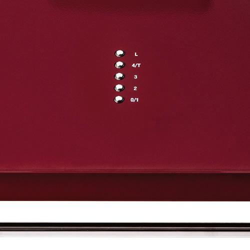 Nástěnná digestoř Vestfrost VE–90RSABR bordo