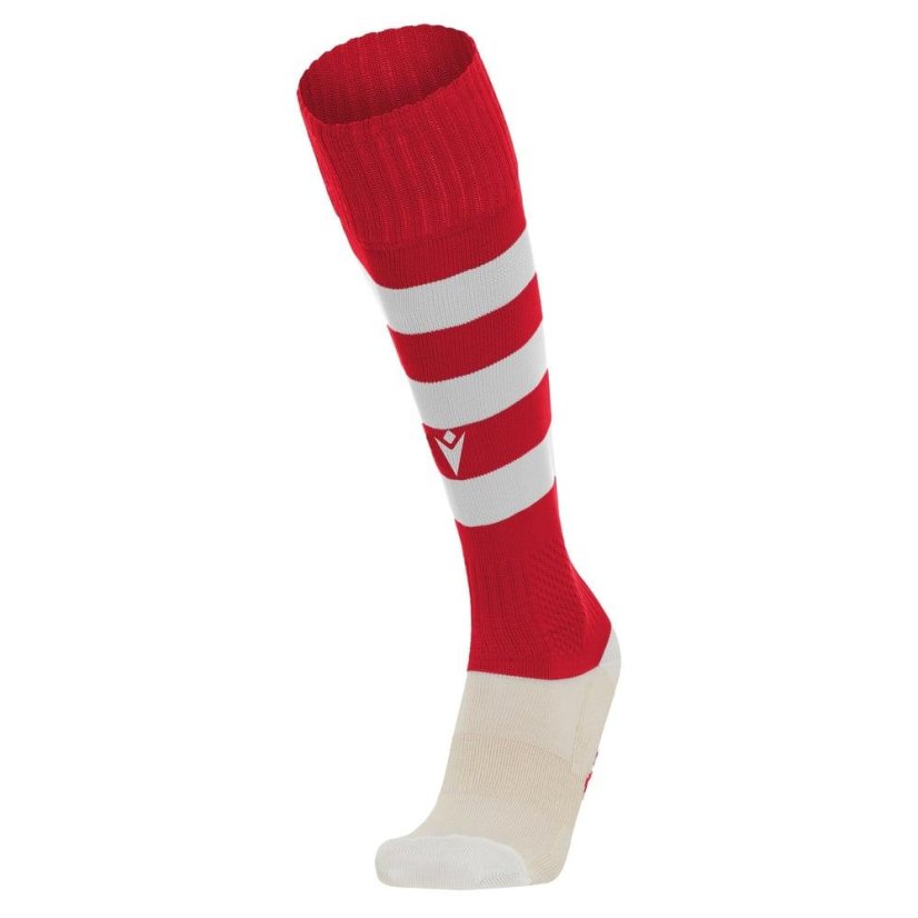 Macron Hoops socks - Color: Black/red, Size: L