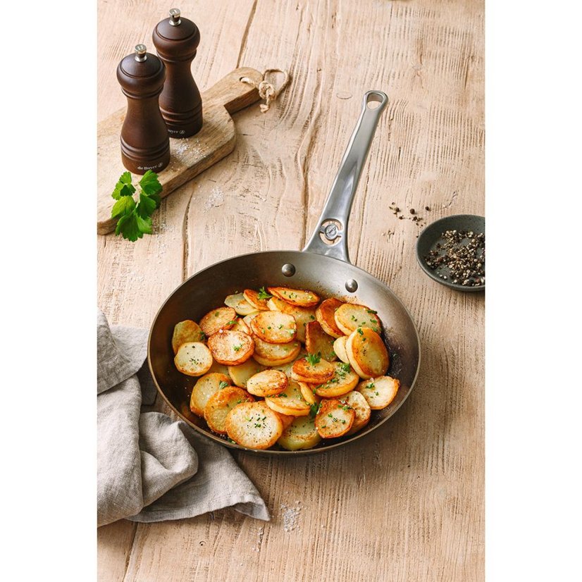 Ocelová pánev de Buyer Mineral B Pro 5680.24, 24 cm