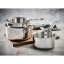 Set of 3 de Buyer Affinity 3706.01 stainless steel pots