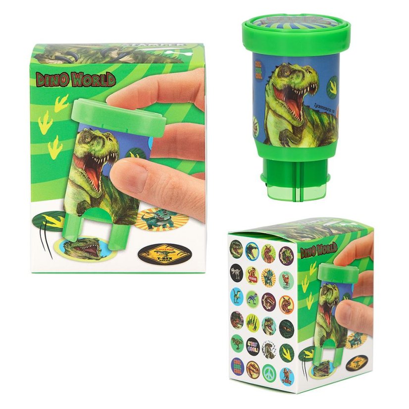 Stamp for Dino World stickers, 160 green stickers