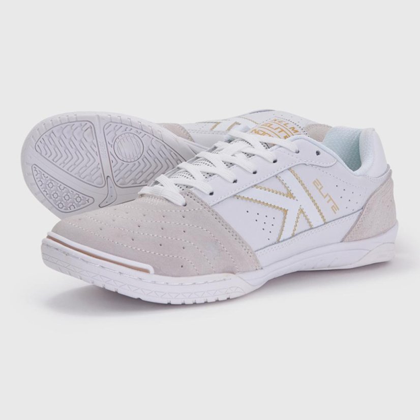 Sálová obuv Kelme Elite - Barva: Bílá, Velikost: 41