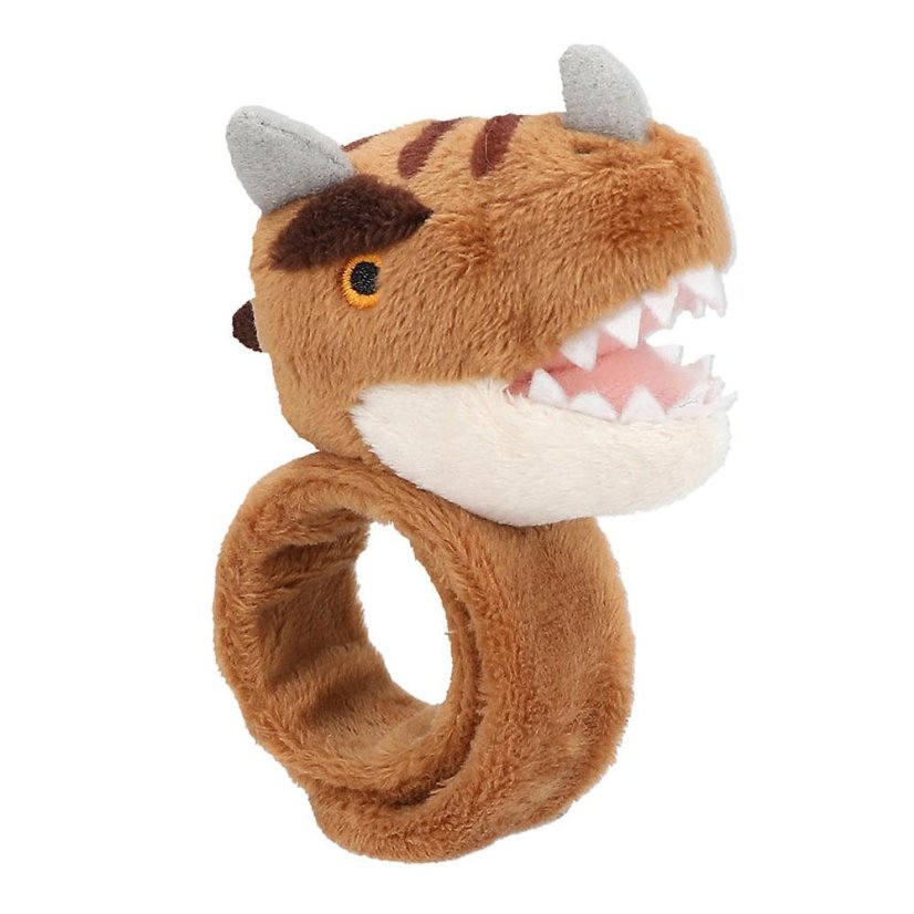 Dino World brown T-Rex plush bracelet
