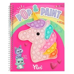Kreative Malvorlagen mit Aufklebern Pop & Paint Ylvi