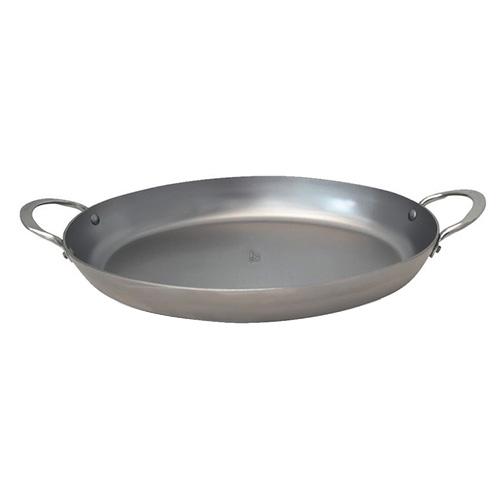 De Buyer MINERAL B 5651.36 oval steel pan, 36 cm