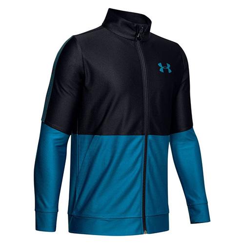 Kurtka chłopięca Under Armour Prototype Jacket - Kolor: Czarny/niebieski, Rozmiar: 122-128