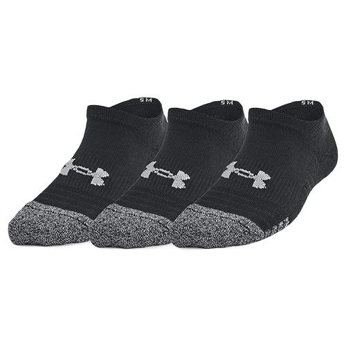 Under Armour UA Heatgear No Show Yth Kids' Socks - Color: Black, Size: S