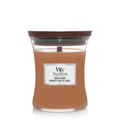 WoodWick Medium Candle, Sandalwood Myrrh
