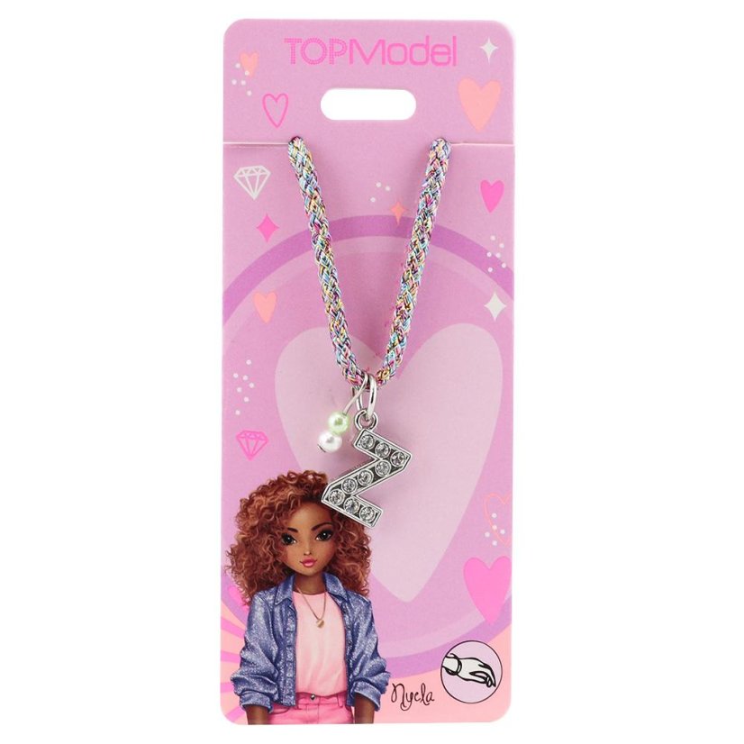 Kordelarmband Top Model, Buchstabe „Z“ Neyla